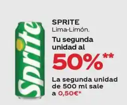 Supermercados MAS Sprite Lima-Limón oferta