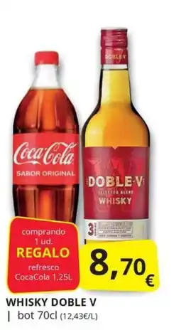 Supermercados MAS Whisky Doble V oferta