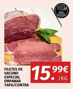 Maskom Supermercados Filetes de vacuno especial empanar tapa/contra oferta