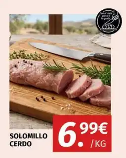 Maskom Supermercados Solomillo cerdo oferta