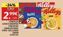 Maskom Supermercados Kelloggs cereales choco krispies /frosties /smacks/miel pops oferta