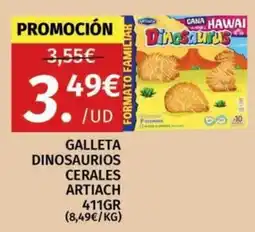 Maskom Supermercados Artiach galleta dinosaurios cereales oferta