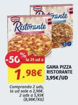 Maskom Supermercados Dr.Oetker Ristorante pizza oferta