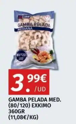Maskom Supermercados Exkimo gamba pelada mediana oferta