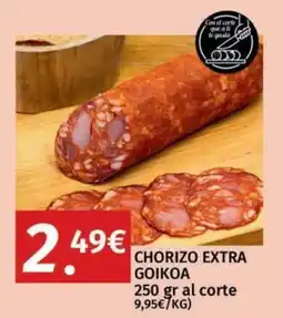 Maskom Supermercados Goikoa chorizo extra oferta