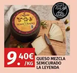 Maskom Supermercados La leyenda queso mezcla semicurado oferta