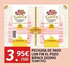 Maskom Supermercados El pozo pechuga de pavo lon fin oferta