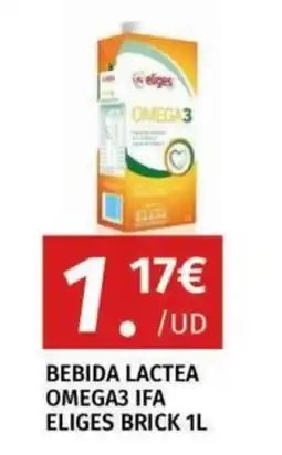 Maskom Supermercados Eliges bebida lactea omega3 ifa oferta
