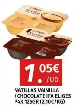 Maskom Supermercados Natillas vainilla / chocolate ifa eliges oferta