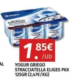 Maskom Supermercados eliges yogur griego stracciatella oferta