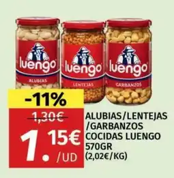 Maskom Supermercados luengo alubias/lentejas/garbanzos oferta