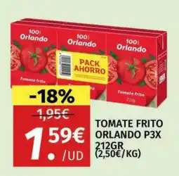 Maskom Supermercados Orlando tomate frito oferta