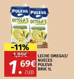 Maskom Supermercados Puleva leche omega3/nueces oferta