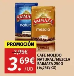 Maskom Supermercados Saimaza cafe molido natural/mezcla oferta