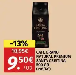 Maskom Supermercados Santa cristina cafe grano natural premium oferta