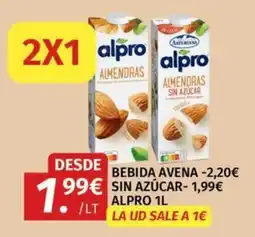 Maskom Supermercados alpro almendras oferta