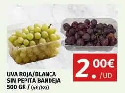 Maskom Supermercados uva roja/blanca oferta