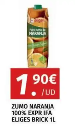 Maskom Supermercados Eliges zumo naranja oferta