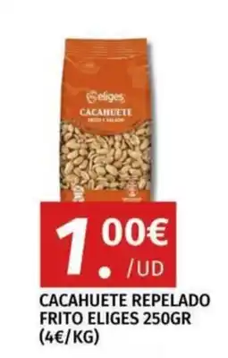 Maskom Supermercados Eliges cacahuete repelado frito oferta