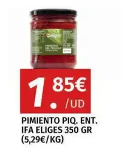 Maskom Supermercados ifa eliges pimiento piq ent oferta