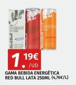 Maskom Supermercados Red Bull gama bebida energética oferta
