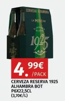 Maskom Supermercados Alhambra cerveza reserva 1925 oferta