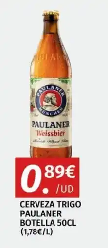 Maskom Supermercados Cerveza trigo paulaner oferta