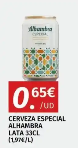 Maskom Supermercados Alhambra cerveza especial oferta