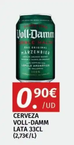 Maskom Supermercados Cerveza Voll-Damm oferta
