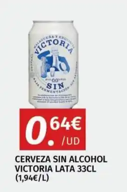 Maskom Supermercados Victoria cerveza sin alcohol oferta