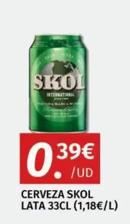 Maskom Supermercados Cerveza Skol oferta