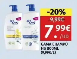Maskom Supermercados h&s gama champú oferta