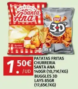 Maskom Supermercados churreria santa ana patatas fritas buggles 3d oferta