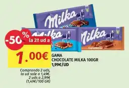 Maskom Supermercados Milka chocolate oferta