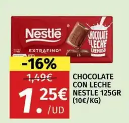 Maskom Supermercados Nestle chocolate con leche oferta