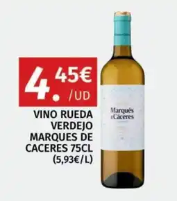 Maskom Supermercados Marqués de Cáceres Vino Rueda Verdejo oferta