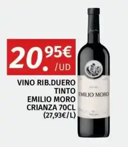 Maskom Supermercados Emilio Moro vino rib. duero tinto crianza oferta