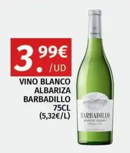 Maskom Supermercados Barbadillo vino blanco albariza oferta