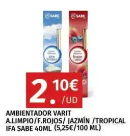 Maskom Supermercados Sabe ambientador varit oferta