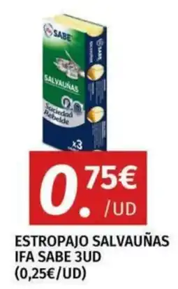 Maskom Supermercados Ifa sabe estropajo salvaunãs oferta