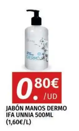 Maskom Supermercados Ifa Unnia jabón manos dermo oferta