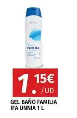 Maskom Supermercados Ifa unnia gel baño familiar oferta