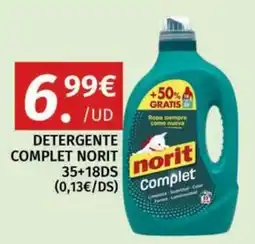 Maskom Supermercados norit detergente complet oferta