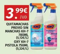 Maskom Supermercados kh7 quitamachas previo sin manchas oferta