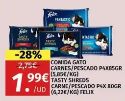 Maskom Supermercados felix tasty shreds oferta