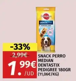Maskom Supermercados Pedigree snack perro median dentastix oferta