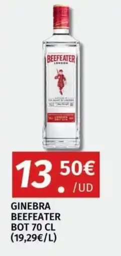 Maskom Supermercados Ginebra Beefeater oferta