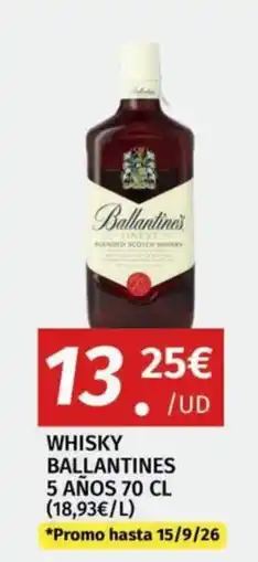 Maskom Supermercados Ballantines whisky oferta
