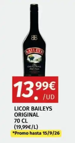Maskom Supermercados Baileys licor original oferta