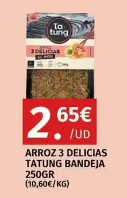 Maskom Supermercados Tatung arroz 3 delicias al wok oferta